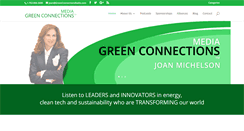 Desktop Screenshot of greenconnectionsradio.com